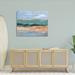 Stupell Industries Modern Lake Brushed Scenery Giclee Art By Ethan Harper Wood in White | 36 H x 48 W x 1.5 D in | Wayfair as-373_cn_36x48