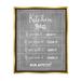 Stupell Industries Kitchen Rules Bon Appetit Sign Framed Giclee Art By Amanda Murray Wood in Brown/Gray | 31 H x 25 W x 1.7 D in | Wayfair