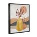 Stupell Industries Boho Desert Plant Botanicals Framed Floater Canvas Wall Art By Janet Tava Canvas in Brown/Gray/Yellow | Wayfair as-354_ffb_16x20