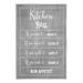 Trinx Kitchen Rules Bon Appetit Sign by Amanda Murray - Unframed Graphic Art on MDF in Gray | 15 H x 10 W x 0.5 D in | Wayfair