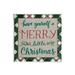 The Holiday Aisle® Merry Little Christmas Plaid Holiday by Amanda Mcgee - Unframed Graphic Art on MDF in Green/Red | 12 H x 12 W x 0.5 D in | Wayfair