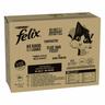 Felix Le Ghiottonerie in Gelatina 80 x 85 g umido gatto - Varietà di pesce 1 (Tonno, Salmone, Merluzzo, Merluzzo carbonaro)