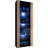 Open Vertical 159 Noir Mat & Wotan Mat LEDs bleues - Noir Mat & Wotan Mat