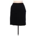 White House Black Market Casual Skirt: Black Solid Bottoms - Women's Size 6