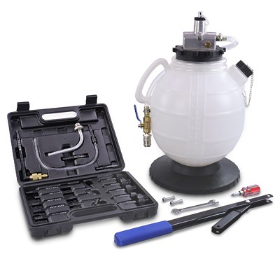 Enva Getriebeöl-Befüllgerät mit Handpumpe - mit 13 Adaptern - 7 L [Hersteller-Nr. 40643360]