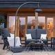 Maze Rattan 2000W Helio Overhang Electric Patio Heater