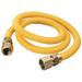 B&K Industries G012YE151548RP 0.75 x 0.75 in. Gas Connector - Yellow Epoxy-coated