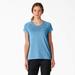 Dickies Women's Cooling Short Sleeve Pocket T-Shirt - Azure Blue Size XS (SSF400)