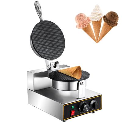 VEVOR Commercial 110v Electric Nonstick Ice Cream Waffle Cone Baker Maker Machine - 7.9 in