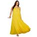 Plus Size Women's Swing Maxi Dress by June+Vie in Sunset Yellow (Size 22/24)