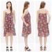 Madewell Dresses | Nwot Madewell Floral Silk Blend Strap Dress Sz Small | Color: Blue/Gray | Size: S