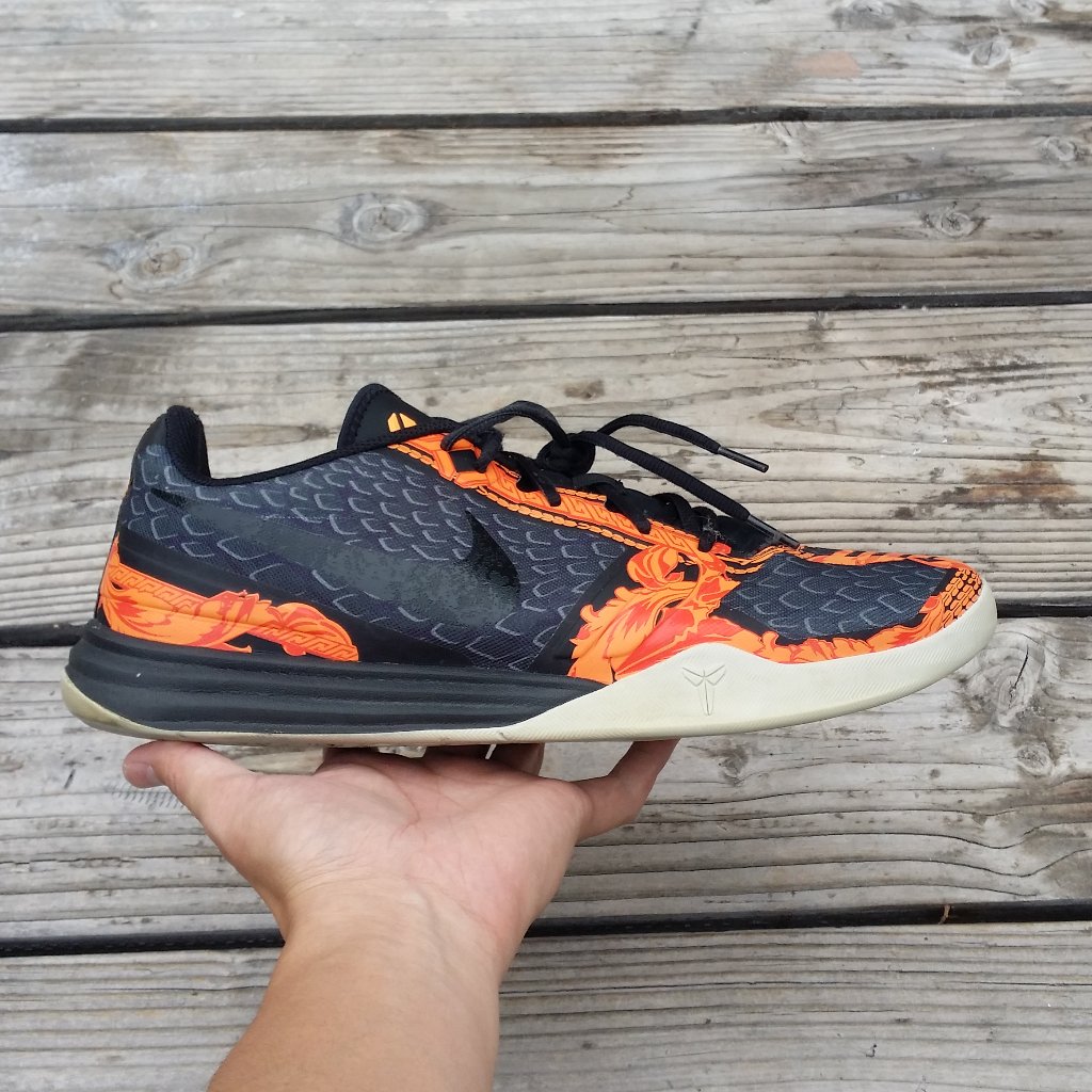 Nike Shoes | Men Nike Kobe Kb Mentality Total Orange Basketball Shoes Sneakers | Color: Black/Orange/White | Size: 13