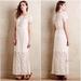 Anthropologie Dresses | Anthropologie Lilka Bellflower Lace Maxi Dress Xl | Color: Cream/White | Size: Xl