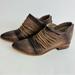 Free People Shoes | Free People Women Lost Valley Ankle Boot 5702 Leather Brown Zip Brown Sz 37 6.5 | Color: Brown | Size: 6.5
