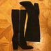 Nine West Shoes | Nine West Below Knee Heeled Boot 9.5 | Color: Black | Size: 9.5
