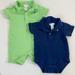 Polo By Ralph Lauren One Pieces | Baby Boy Ralph Lauren Polo Onesie/Romper And Onesie Bundle | Color: Blue/Green | Size: 9mb