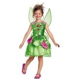 Disney Costumes | Disney Tinker Bell Costume Dress & Wings Child Size Small 4-6x Nwt Green Pink | Color: Green/Pink | Size: 6x