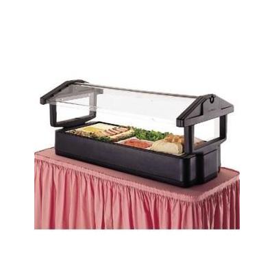 Cambro 5 Ft. Tabletop Salad Bar- 4 Pan Capacity - #5fbrtt (Black)