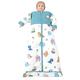 Chilsuessy Baby Sleeping Bag 2.5 Tog Winter Sleeping Sack Wearable Blanket for Kids, Adjustable Length, Removable Sleeves, Toddler Sleeping Bag for Boys Girls, 2.5 Tog/Dinosaur Park, 150cm/6-9 Years