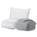 Ella Jayne Home Microfiber 4 Piece Comforter Set Polyester/Polyfill/Microfiber in Gray | Wayfair 10323Q-CQ2-CF90GY2