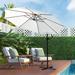 Freeport Park® Howery 8'5" Cantilever Umbrella Metal in White | 103.5 H x 101 W x 119 D in | Wayfair 9CA0D211543D4B09A12C7336314DC39C