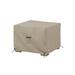 Breakwater Bay Heavy Duty Waterproof Outdoor Square Ottoman Deck Box Cover, Weather Protection Storage Bench Cover, in Brown | Wayfair