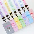 Hello Kitty Melody Kulomi PVC Card Holder Lanyard ID Protective Case Gifts Hello Kitty Hello