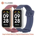 Bracelet pour Mi Band 9 actif bracelet pour Xiaomi Mi Band 8 actif bracelet de montre en Silicone pour Redmi Band 2 3 accessoires Style sportif