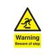 Safety Sign Warning Beware of Step A5 Self-Adhesive