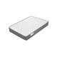 4ft6 Comfortable Solid Memory Foam Double Bed Mattress, Pocket Coil Double Mattress, White & Grey Side - white - Yaheetech