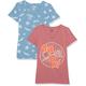 Amazon Essentials Disney | Marvel | Star Wars | Princess Damen Kurzärmeliges T-Shirt mit V-Ausschnitt, Klassischer Schnitt, 2er-Pack, Spider-Man Thok, XL