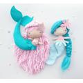 Mermaid Doll -Felt Doll- Cloth Doll - Nursery Decor- Kids Room Felt Wall Hanging Nursery