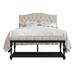 CraftPorch 2 Piece Bedroom Bench Set Transitional Button Tufted Bed