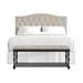 CraftPorch 2 Piece Bedroom Bench Set Transitional Button Tufted Bed