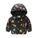 wofedyo baby boy clothes Toddler Kids Baby Boys Girls Cartoon Dinosaur Rainbow Camouflage Zip Windproof Jacket Hooded Trench Lightweight Kids Coats Windbreaker Casual Outerwear baby clothes