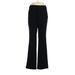 Nine West Casual Pants - High Rise Flared Leg Boyfriend: Black Bottoms - Women's Size 6