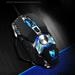 WANYNG RGB Wired Gaming Mouse 7 Programmable Button With 4 Light Modes 4 Speed Adjustable 6400 DPI For Laptop PC Gamers