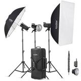 Godox SK400II-V Studio Flash Monolight (3-Light Kit) SK400IIV-D