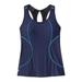 Athleta Tops | Athleta Energy Tank Top Blue Racerback Cross Training Workout Yoga Run | Color: Blue/Purple/Tan | Size: S