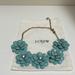 J. Crew Jewelry | J. Crew Statement Necklace With Dust Bag | Color: Blue/Gold/Green | Size: Os