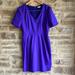 J. Crew Dresses | Guc J Crew Petite 120s Purple Suiting Dress | Color: Purple | Size: 8p
