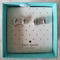 Kate Spade Jewelry | Kate Spade Moon River Bow Earring Silver Nwb | Color: Gold/Silver | Size: Os