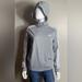 Adidas Tops | Adidas Women’s Shirt Climalite Hooded 3 Stripes Long Sleeve Gray Women's Sm | Color: Gray/White | Size: S