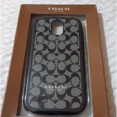 Coach Cell Phones & Accessories | Coach Cell Phone Case For Samsung Galaxy 4. Nib | Color: Black/Gray | Size: Os