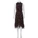 Rebecca Minkoff Dresses | Floral Rebecca Minkoff Midi Dress | Color: Black/Pink | Size: Xxs