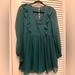Zara Dresses | Baby Doll Dress From Zara Size Small In Forest Green. | Color: Green | Size: S