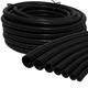 32mm Quality Black Solid Polypropylene Flexible R-Series Conduit - Trade Size 32mm - Internal 26.5mm - Length 50 Meter Coil - IP40 - Low Smoke Zero Halogen - UV Resistant - UK Manufactured