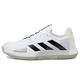 adidas Men's Solematch Control Tennis Shoe, White/Black/Lucid Blue, 8 UK
