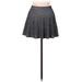 Forever 21 Casual A-Line Skirt Mini: Gray Bottoms - Women's Size Medium