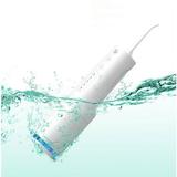 Portable Oral Irrigator Water Flosser Water ToothPick 360ml Large-Capacity Dental Floss IPX7 Waterproof Tooth Cleaning USB Rechargeable 2 Nozzles White Water pik